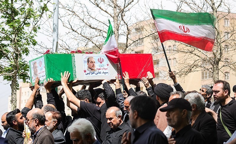 پیکر سردار شهید سیدعلی موسوی هوایی تشییع شد
