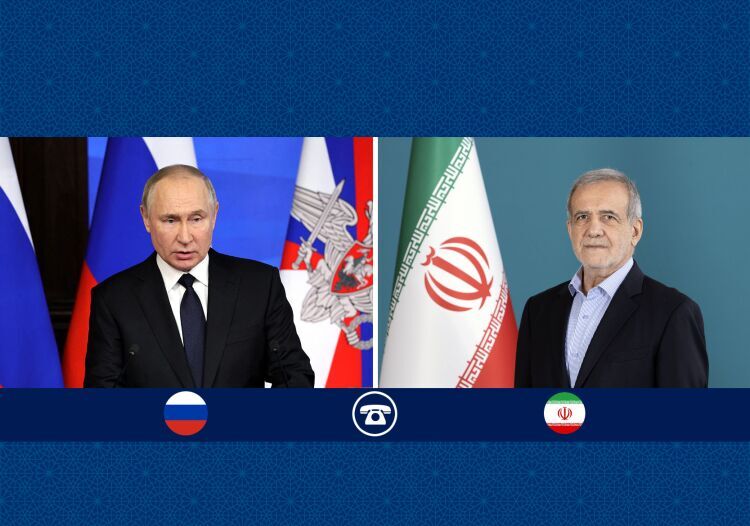 الرئیسان الإیرانی والروسی یؤکدان تعزیز التعاون الاستراتیجی بین طهران وموسکو